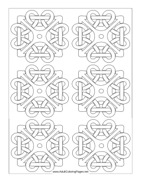 Frames coloring page