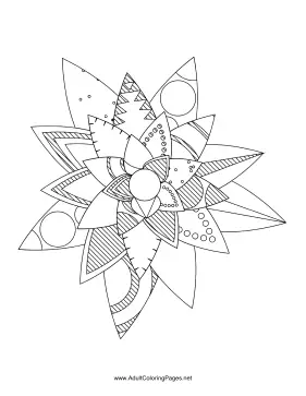 Flower-27 coloring page