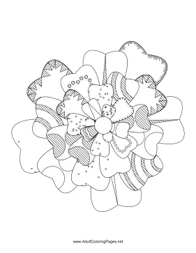 Flower-33 coloring page