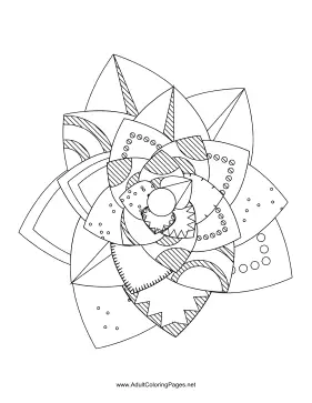 Flower-56 coloring page