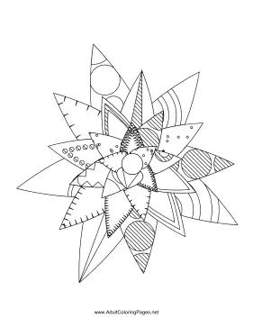 Flower-58 coloring page