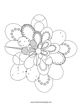 Flower-67 coloring page