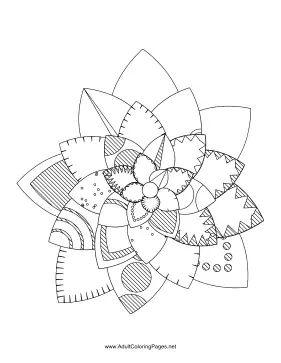 Flower-83 coloring page