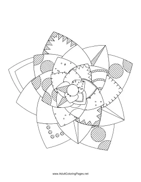 Flower-93 coloring page