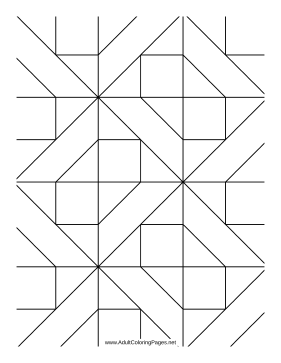 Kaleidoscope coloring page