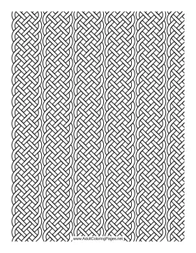 Weave coloring page