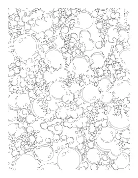 Effervescence coloring page