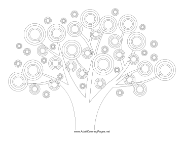 Spring_Tree coloring page