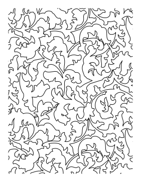 Tangle coloring page