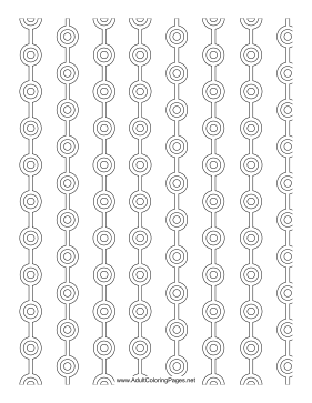 Beaded coloring page