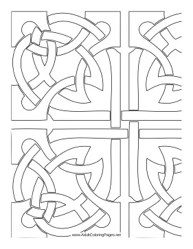 Celtic coloring page