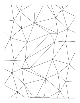 Crystal coloring page