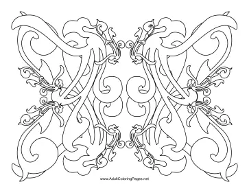 Curl coloring page