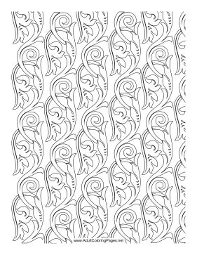 Filigree coloring page