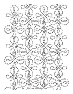 Lemniscate coloring page