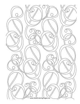 Music coloring page