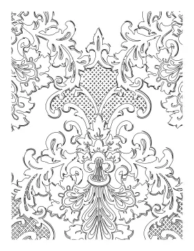 Plume coloring page