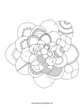 Flower-22 coloring page