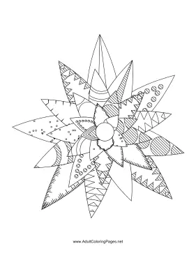 Flower-26 coloring page