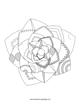 Flower-30 coloring page