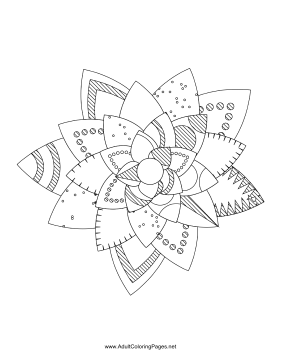 Flower-41 coloring page