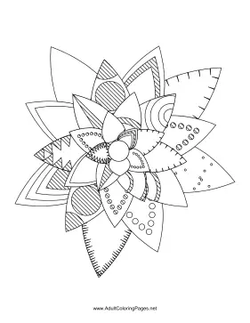 Flower-49 coloring page