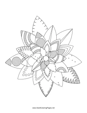 Flower-50 coloring page