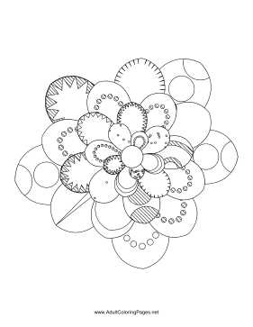 Flower-66 coloring page