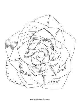 Flower-68 coloring page