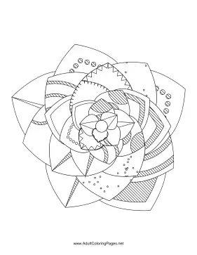 Flower-72 coloring page