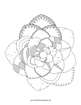 Flower-75 coloring page