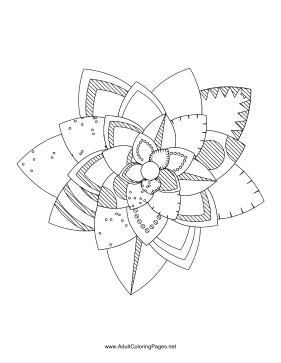 Flower-76 coloring page