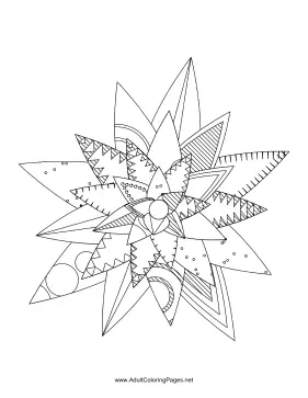 Flower-77 coloring page