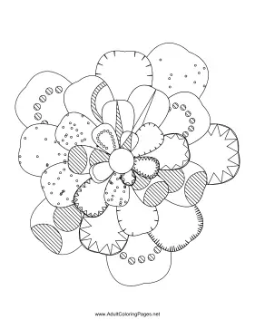 Flower-84 coloring page