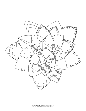 Flower-85 coloring page