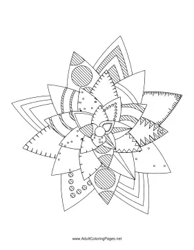 Flower-86 coloring page