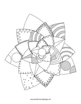 Flower-88 coloring page