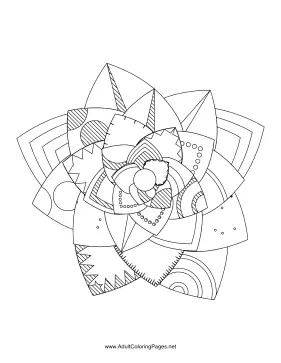 Flower-94 coloring page