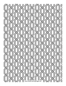 Chain coloring page