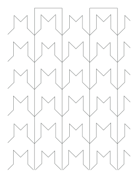 Chevron coloring page