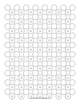 Circular coloring page