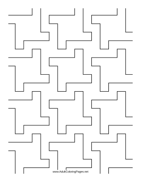 Corners coloring page