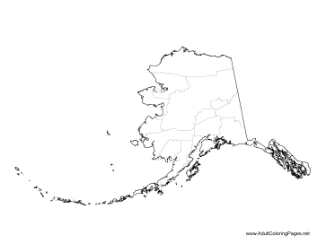 Alaska coloring page