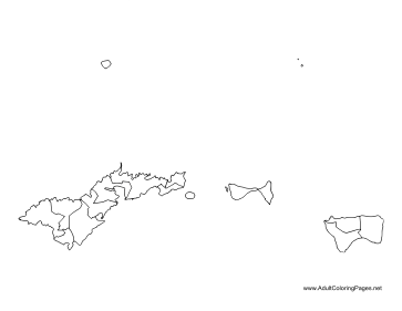 American Samoa coloring page