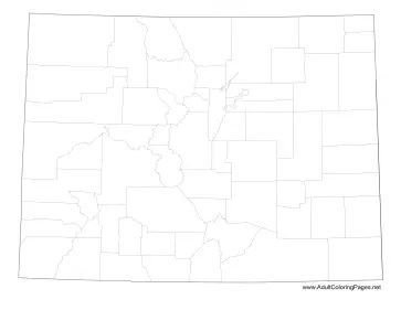 Colorado coloring page