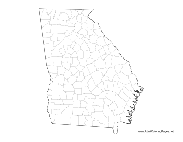 Georgia coloring page