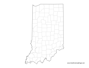 Indiana coloring page