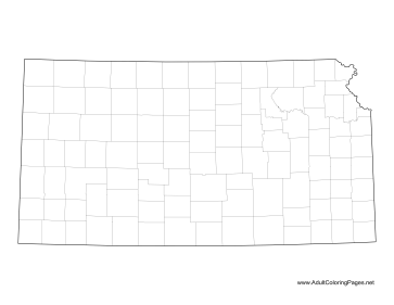 Kansas coloring page