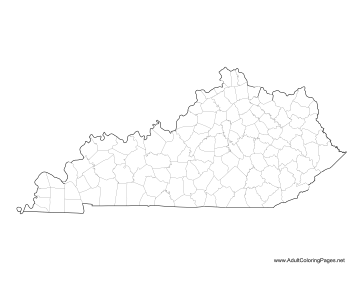 Kentucky coloring page