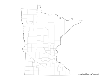 Minnesota coloring page